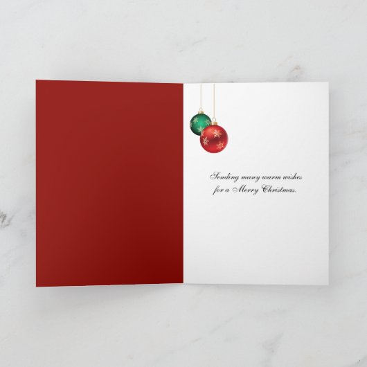 kerstKaart Wreath Feestdagen Kaart (Binnen)