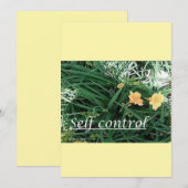 kerstkaart---zelfbeheersing feestdagenkaart (Voorkant / Achterkant)