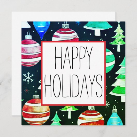 kerstkaarten (Voorkant / Achterkant)