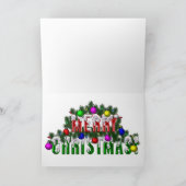 Kerstkaarten 3 van de Studio's van de Staaf van de Feestdagen Kaart (Binnen)