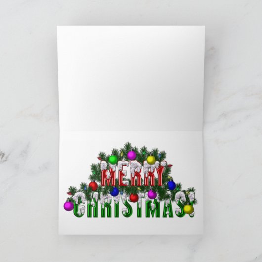 Kerstkaarten 3 van de Studio's van de Staaf van de Feestdagen Kaart (Binnen)