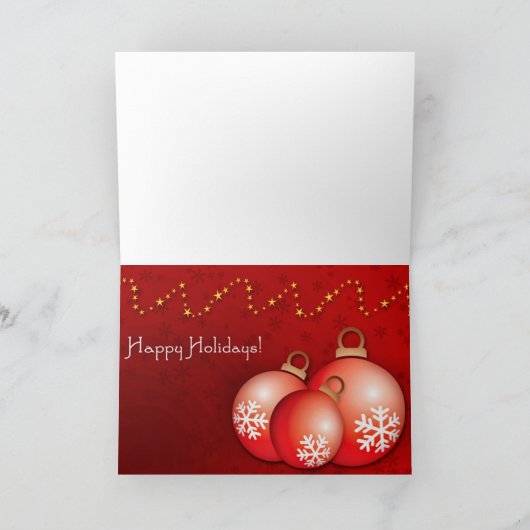 Kerstkaarten 4 van de Studio's van de Staaf van de Feestdagen Kaart (Binnen)