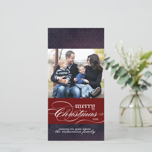 Kerstkaarten (4x8) feestdagenkaart (Staand voorkant)