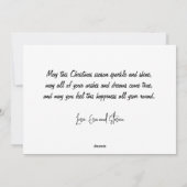 Kerstkaarten Australië Santa sleigh Kangoeroe Feestdagenkaart (Achterkant)