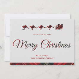 Kerstkaarten Australië Vrolijke Kerstman Feestdagenkaart