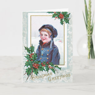 kerstkaarten Authentic Vintage Images Feestdagen Kaart