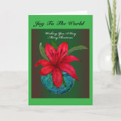 kerstkaarten bedankkaart (Voorkant)