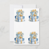 kerstkaarten bedankkaart (Achterkant)