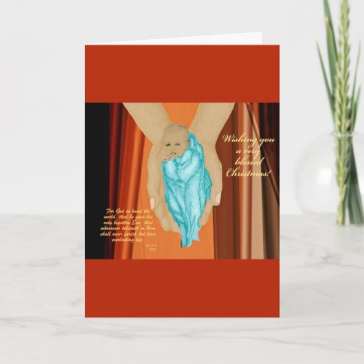 kerstkaarten bedankkaart (Voorkant)