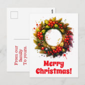 Kerstkaarten Briefkaart (Voorkant / Achterkant)