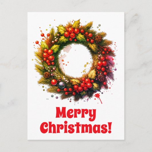 Kerstkaarten Briefkaart (Voorkant)