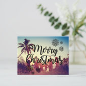 kerstkaarten briefkaart (Staand voorkant)