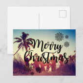 kerstkaarten briefkaart (Voorkant / Achterkant)