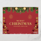 kerstkaarten - briefkaart voor bladvakantie (Achterkant)