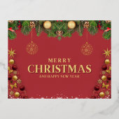 kerstkaarten - briefkaart voor bladvakantie (Voorkant)