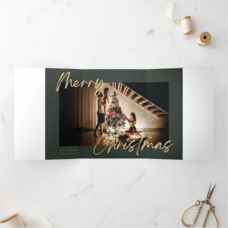 kerstkaarten drieluik wenskaart