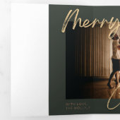 kerstkaarten drieluik wenskaart (Binnenzijde eerst)