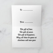 kerstkaarten en nieuwjaarskaarten feestdagen kaart (Binnen)