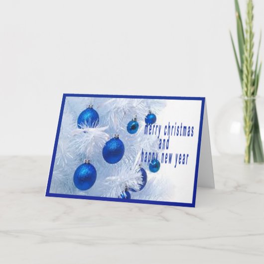 kerstkaarten en nieuwjaarskaarten feestdagen kaart (Voorkant)