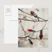 Kerstkaarten en stickers feestdagenkaart (Voorkant / Achterkant)