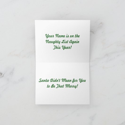 Kerstkaarten Feestdagen Kaart (Binnen)