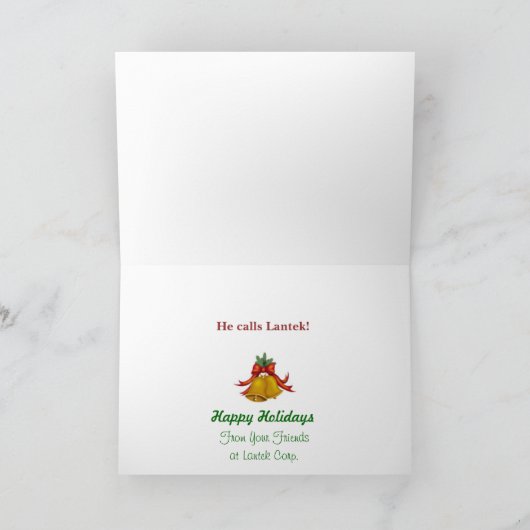 kerstkaarten feestdagen kaart (Binnen)