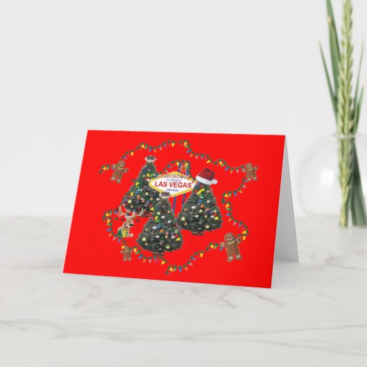 kerstkaarten feestdagen kaart (Voorkant)
