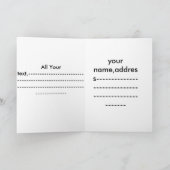 Kerstkaarten Feestdagen Kaart (Binnen)