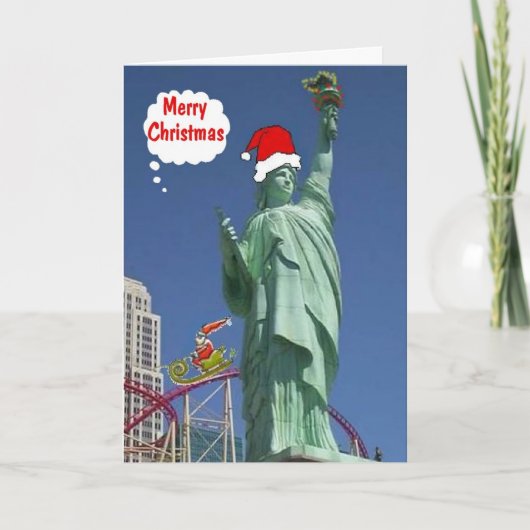 kerstkaarten feestdagen kaart (Voorkant)