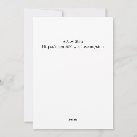 kerstkaarten feestdagenkaart (Achterkant)