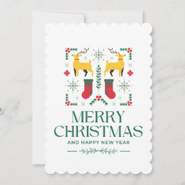 Kerstkaarten feestdagenkaart