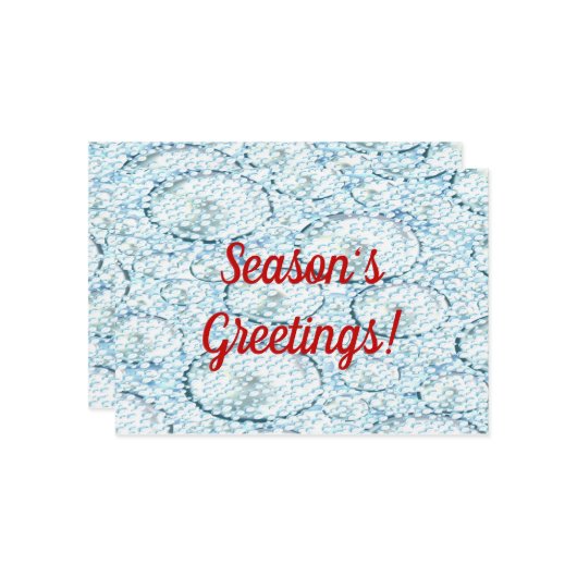 Kerstkaarten Feestdagenkaart (Voorkant / Achterkant in situ)