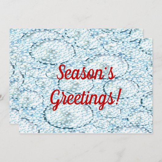 Kerstkaarten Feestdagenkaart (Voorkant / Achterkant)