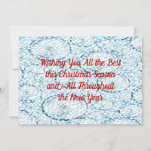 Kerstkaarten Feestdagenkaart (Achterkant)