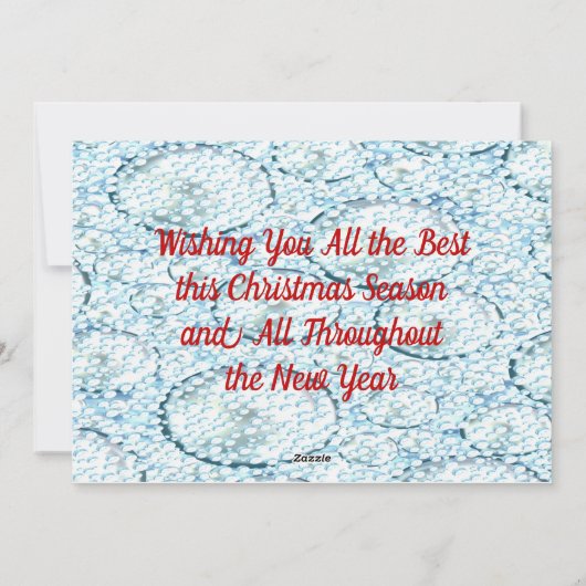 Kerstkaarten Feestdagenkaart (Achterkant)