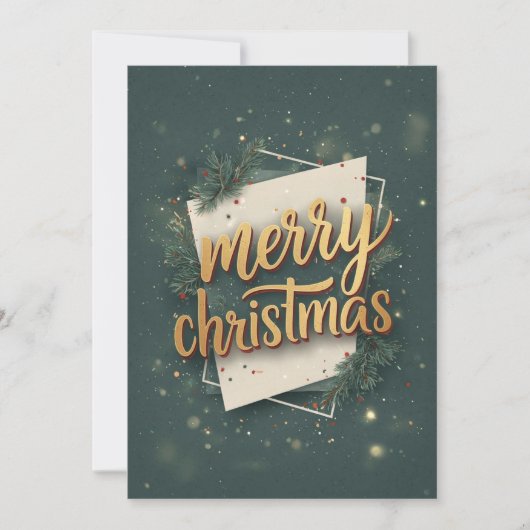 Kerstkaarten  feestdagenkaart (Voorkant)