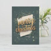 Kerstkaarten  feestdagenkaart (Staand voorkant)
