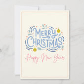 kerstkaarten feestdagenkaart (Voorkant)