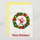 kerstkaarten feestdagenkaart (Voorkant / Achterkant)