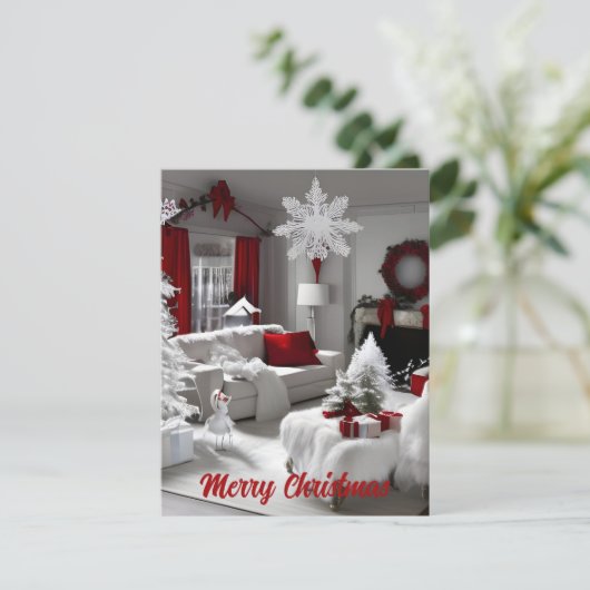 Kerstkaarten Feestdagenkaart (Staand voorkant)