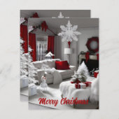 Kerstkaarten Feestdagenkaart (Voorkant / Achterkant)