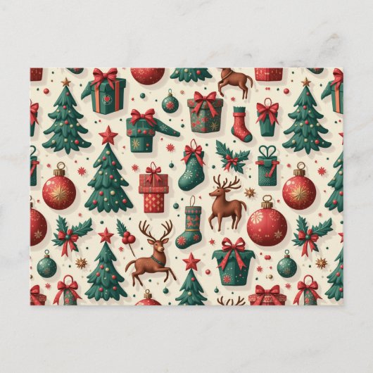 kerstkaarten feestdagenkaart (Voorkant)