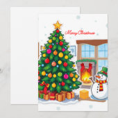 Kerstkaarten Feestdagenkaart (Voorkant / Achterkant)