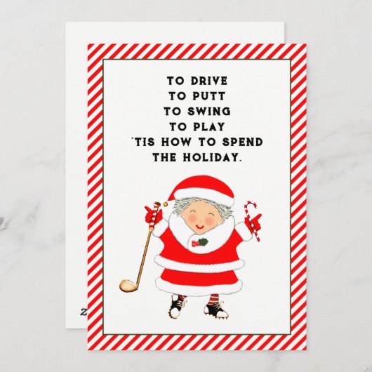 kerstkaarten feestdagenkaart (Voorkant / Achterkant)