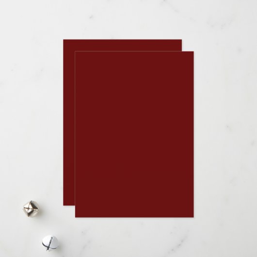 Kerstkaarten Feestdagenkaart (Voorkant / Achterkant in situ)