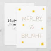 Kerstkaarten Feestdagenkaart (Voorkant / Achterkant)