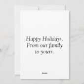 Kerstkaarten Feestdagenkaart (Achterkant)