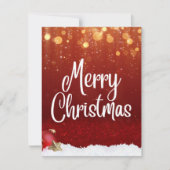 kerstkaarten - Fla Merry-kerstkaart Feestdagenkaart (Voorkant)