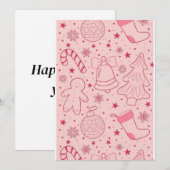 kerstkaarten handgemaakt 2025 kaart (Voorkant / Achterkant)