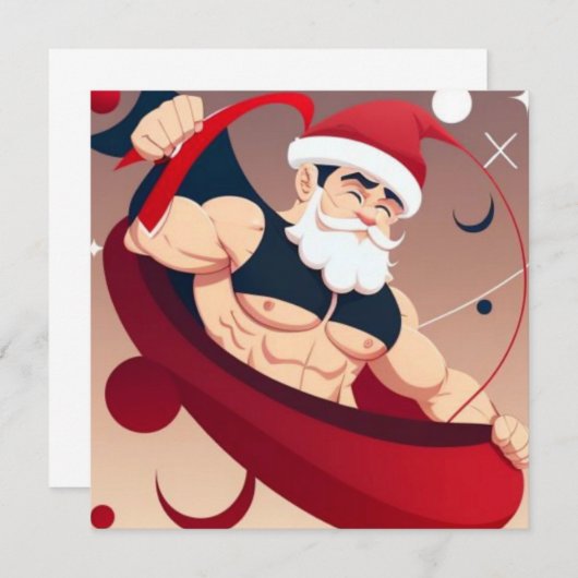 kerstkaarten kaart (Voorkant / Achterkant)